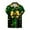 BK1, variant on Mens Shirts Short Sleeve Saint Pattys Day Graphic Shamrock Casual Short Sleeve Green Button Lapel Tops Summer Beach Dress Shirts