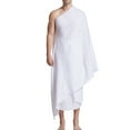 thumbnail image 6 of Fashion Olyvenn Men's Ihram Towel Set for Hajj Umrah 2 Piece White Terry Cloth Ihram with Tassels White Free Size, 6 of 9