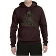thumbnail image 3 of Cat I Am Your Father Cat Lover Unisex Graphic Hoodie Sweatshirt, Brown, Small, 3 of 5