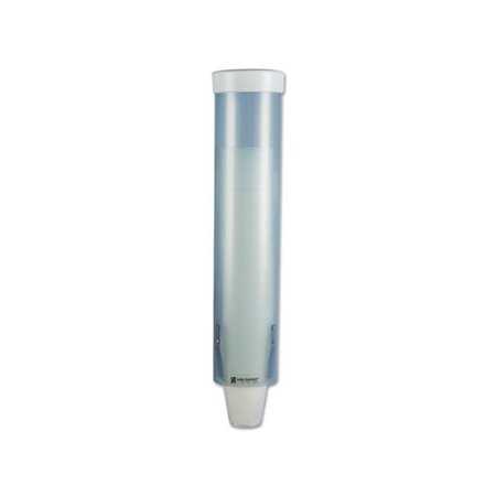 

Adjustable Frosted Water Cup Dispenser Wall Mounted Blue