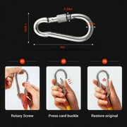 Climbing Rope, Dynamic Rock-Climbing Rope, Escape Rope Climbing Equipment 32ft/64ft/96ft/160ft/230ft/500ft/985ft/1000ft with Carry Bag Rescue Rope (50M/160ft)