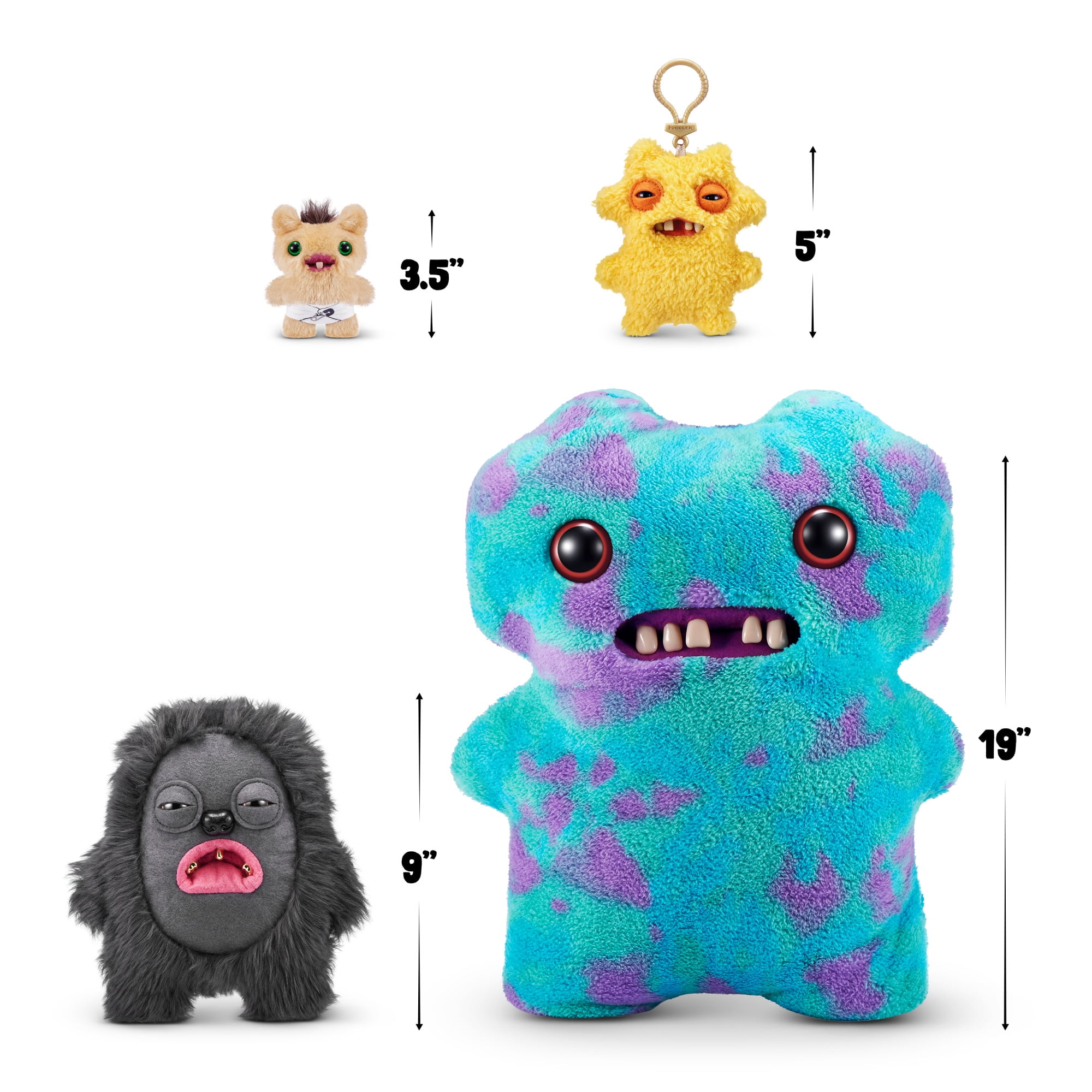 Fuggler Gold Fuggs 9 inch (Hedge Grog), Funny Ugly Monster Soft Plush Collectible Toy by ZURU  (图4) Fuggler Gold Fuggs 9 inch (Hedge Grog), Funny Ugly Monster Soft Plush Collectible Toy by ZURU  (图4)