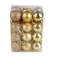 thumbnail image 2 of RBCKVXZ 24Pcs Christmas Tree Balls Ornaments for Xmas Christmas Tree 30mm/1.18" Shatterproof Christmas Decorations Hanging Bulbs for Holiday Wedding Party Christmas Gifts on Clearance, 2 of 6
