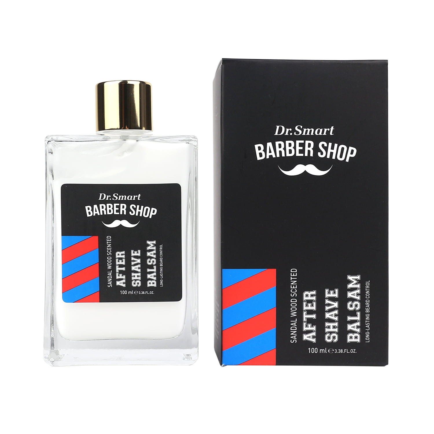Dr. Smart Barber Shop After Shave Balsam 100ml, Sandalwood Scent for