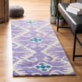 thumbnail image 3 of SAFAVIEH Wyndham Dzvonko Southwestern Wool Area Rug, Lavender/Ivory, 5' x 8', 3 of 10