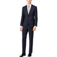 thumbnail image 1 of Hugo Boss Hombres Slim Tonal Grid Traje formal de dos botones azul marino 42x38 Hugo Boss dos botones, 1 of 1