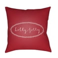 thumbnail image 2 of Holly Jolly 20 x 20 x 4 Throw Pillow, 2 of 2