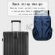 thumbnail image 4 of Mochila para portátil de 15,6 pulgadas para mujer y hombre | Bolsa de viaje de nailon resistente al agua | Mochila escolar con puerto de carga USB | Opciones en negro, azul oscuro y gris, 4 of 5