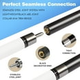 thumbnail image 3 of Glass Fiber Pool Cue 58" Professional Pool Stick 12.7mm 4-Layer Tip Low Deflection Cue Stick, 3 * 8/8Joint Pin, Ultra-Smooth, Billiard Cue Sticks Set of 2 (18/20oz), 3 of 5