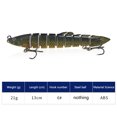 thumbnail image 4 of Señuelos de pesca de 13cm/21g, cebos afilados, anzuelos, accesorios para exteriores (verde oscuro), 4 of 9