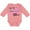 Mauve, variant on Inktastic For My Mommy - Breast Cancer Awareness Boys or Girls Long Sleeve Baby Bodysuit