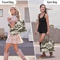 thumbnail image 6 of Large Capacity Tote Bag,Black Marble Gold Dot Pattern Handbag Fashion Luxury Tote Bag,15.7"x13"x 5.1" Inches,Laptop Compatible, 6 of 6