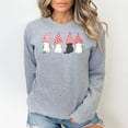 thumbnail image 3 of Cute Cat Gnome Valentine Sweatshirt, 3 of 11