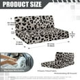 thumbnail image 7 of Uorisanigo RV Dinette Cushion Covers - Gray Leopard Print Replacement Camper Cushion Covers Booth Seats - Washable Sofa Furniture Protection(1 Bench Cover & 1 Backrest Cover), 7 of 7