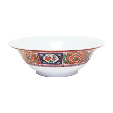 Excellante Peacock Melamine Dinnerware Collection 24 Oz, 7" Deep Bowl, Comes in Dozen