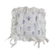 thumbnail image 2 of Cojín de silla con volantes, cojín floral, elegante y suave, con lazos, asiento cuadrado Flor azul, 2 of 9