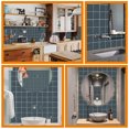 thumbnail image 3 of OULII 10 Pcs Self Adhesive Kitchen Tile Decals For Decor Removable Bathroom And Kitchen Wall Art Decorative Stickers, 3 of 8