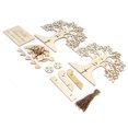 thumbnail image 5 of Wedding Wooden Trees for Crafting, Rustic Guest Registry with 50pcs Wooden Hearts, Wood Tree Frame Drop Box Guest Books Handicraft Decoration for Wedding Anniversaries, 5 of 8