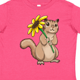 thumbnail image 4 of Inktastic Cute Chipmunk with Sunflower Boys or Girls Toddler T-Shirt, 4 of 5