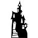thumbnail image 2 of Star Cutouts SC52 Découpé dans une Petite Silhouette de Maison Hantée, 2 of 2