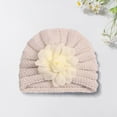 thumbnail image 2 of Baby Girls Turban Hats With Bow Caps Bonnets Headwraps For Toddlers Kids Sun Hat UPF50+ Sun Protection Bucket Hat Toddler Summer Beach Play Hats with Neck Flap for Boys Girls, 2 of 3