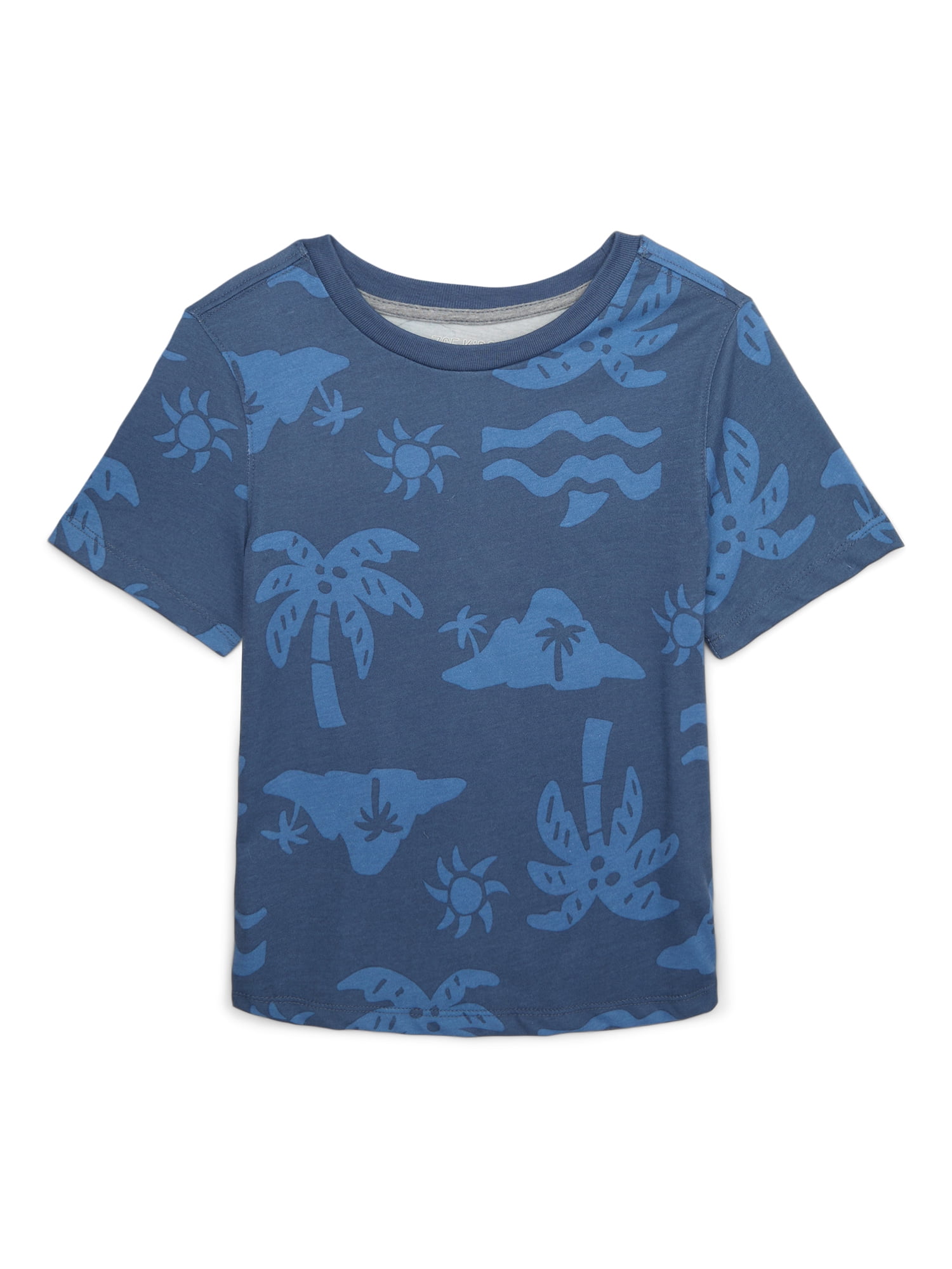 365 Kids by Garanimals Boys Mix and Match Multipack Graphic Tees, 2-Piece, Sizes 4-10