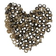 thumbnail image 6 of Hemobllo 100 Sets Antique Brass Brown Metal Grommets Eyelets for Clothes and Bags, Hollow Rivets, Easy to Install and, 6 of 8