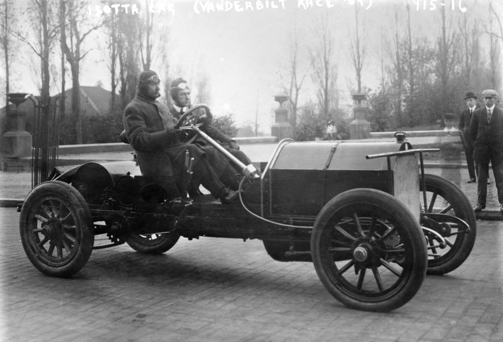 Vanderbilt Race Car C1909 Nisotta Car At The Vanderbilt