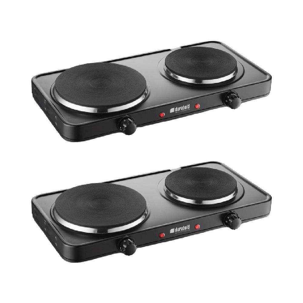 electric stove with cast iron burners