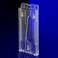 thumbnail image 2 of 1/2/5Pcs Vertical Hard Plastic ID Badge Holder Double Card Transparent Set J3Q0, 2 of 6