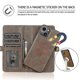 thumbnail image 5 of Funda de piel desmontable para iPhone 14 Pro Max, color marrón, 5 of 5