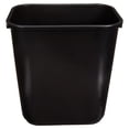 thumbnail image 6 of Rectangular Office Wastebasket, Easy to Clean, 7 Gallon, Black, 6-Pack, 6 of 7
