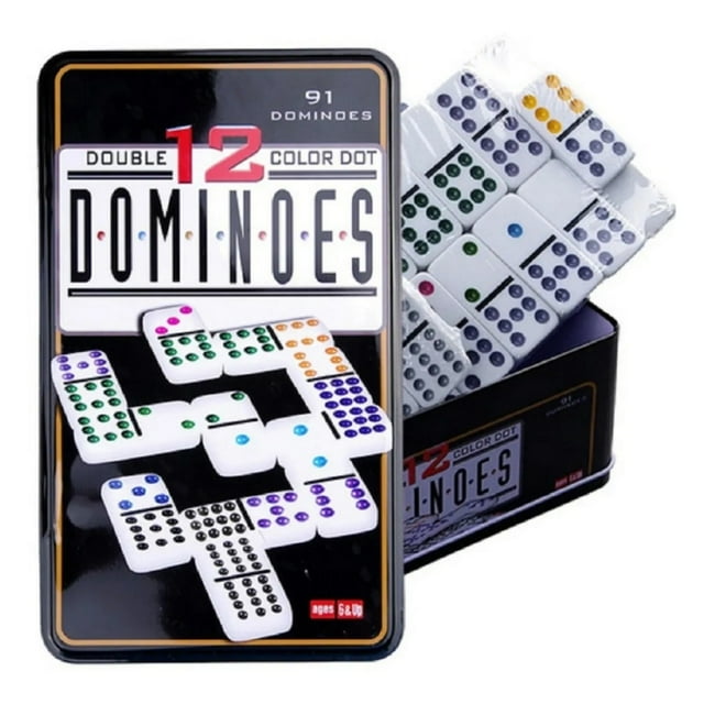 Juego de mesa familiar Domino de 91 piezas