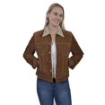 thumbnail image 1 of Scully L1019-81-XS Faux Shearling Jean Jacket, Cinnamon - Extra Small, 1 of 3