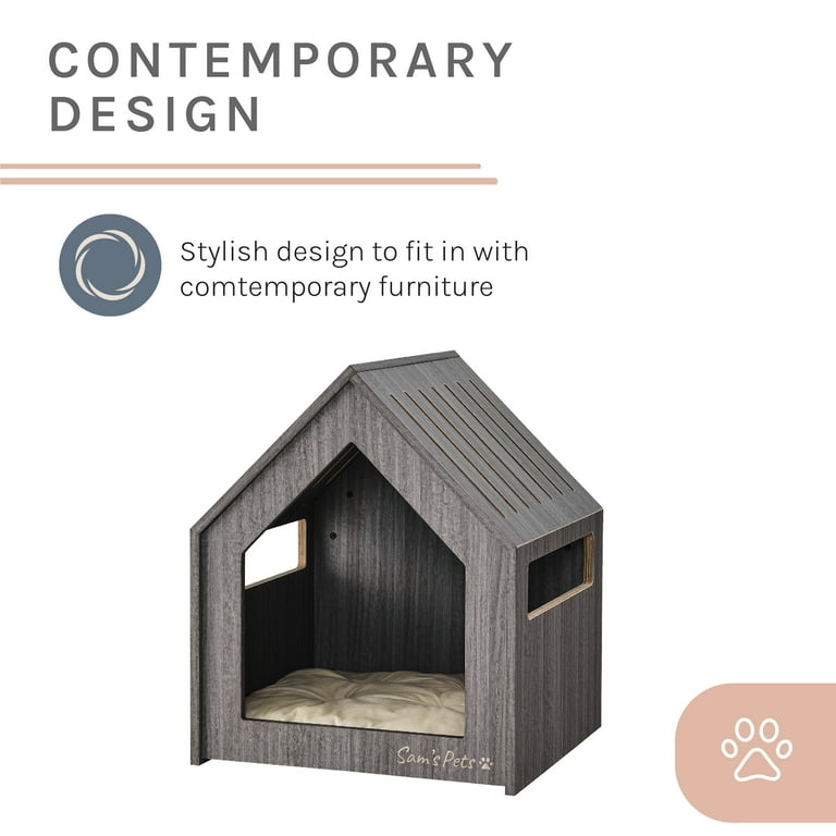 Forest 23'' Dog House In Gray