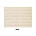thumbnail image 2 of Yuarrent Alfombra de coche fácil de limpiar Interior de coche que se ve fresco con alfombrilla elegante y duradera Alfombrillas de baño Juegos de accesorios de baño blanco marfil 50*80, 2 of 6