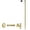 Polished Brass, variant on Westbrass Cross Handle Angle Valve with 20" Corrugated Supply Line for Faucet and Toilet, Polished Chrome