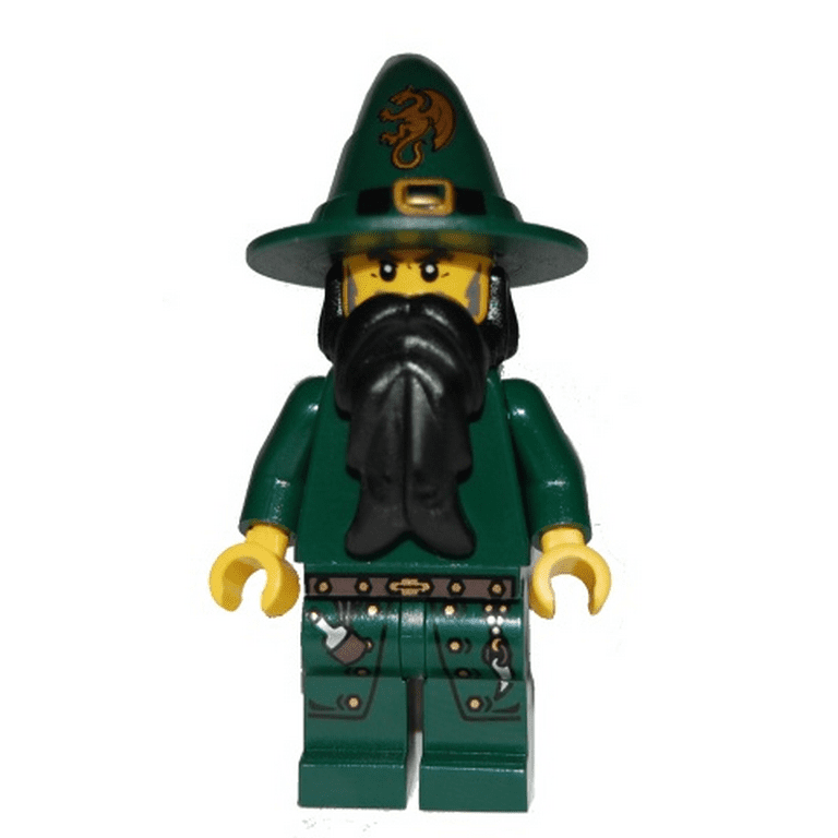 LEGO Kingdoms Dark Green Wizard Minifigure