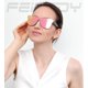 thumbnail image 3 of Gafas de sol FEISEDY Rimless Mirrored UV400 B4114 para mujeres y hombres, 3 of 7