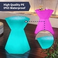 thumbnail image 4 of ZAFLY Table de Bar à DEL, Table de Cocktail Lumineuse Rechargeable, Table de Pub à Télécommande à Intensité Réglable, 4 of 6