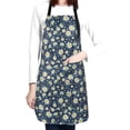 thumbnail image 4 of Bingfone Daisy Floral B Apron Gifts For Men, Women Professional Grade Chef Apron for Kitchen,BBQ & Grill, 4 of 8
