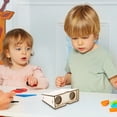 thumbnail image 4 of RENACLIPY 1 Set Small Telescope for Kids with Wood Material and Observation Feature, 4 of 7
