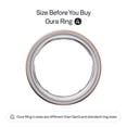thumbnail image 2 of Anillo Smart Ring OURA, 4 unidades, oro rosa, talla 10, ritmo cardíaco para dormir, 2 of 8