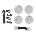 thumbnail image 2 of D Pad Patch Bungee Accessories Set Material premium Cuerda elástica de goma elástica Parche versátil de 8 cm con ganchos de cable para bote infla Gris DYNWAVEMX Parche de almohadilla para kayak, 2 of 8