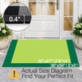 thumbnail image 3 of Frabe Outdoor Entrance Rug, Low Profile Welcome Mat with Sweet Home Design, Non-Slip Rubber Backing and Durable Scraper for Front Door Patio, Black 36"x59", 3 of 10