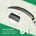 thumbnail image 2 of KUISUN Japanese Serrated Sickle for Gardening - Compact & Lightweight, Wooden Handle, 2 of 7