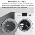 thumbnail image 6 of Smad 2.7 Cu ft Compact Front Load Washing Machine with Quiet Inverter Motor, 36 Mins Quick Wash, 12 Washing Programme, 6 of 8