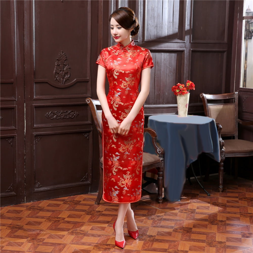 Koszal Traditional Chinese Women Long 