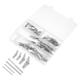 thumbnail image 1 of FESTFENDS 32Pcs Durable Drywall Anchors For Hanging Mirrors In Homeowner Projects Silver Iron, 1 of 6