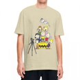 thumbnail image 1 of Camiseta de algodón Peanuts Charlie Brown y Snoopy, camiseta para tomar fotos, camiseta hippie para parejas, camisetas estéticas de verano de manga corta, 1 of 5